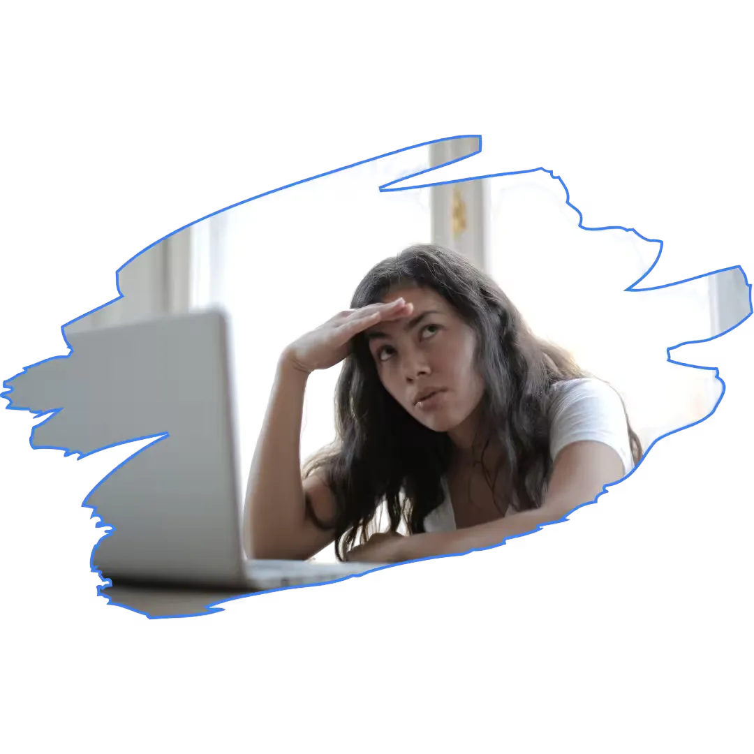 Cliente frustrada por não encontrar o site da empresa